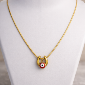 Aurelia Evil Eye Horseshoe Pendant