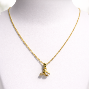 Golden Butterfly Spark Pendant