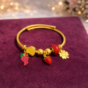 Berry Bliss Gold Charm
